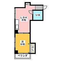 光ビル  ｜ 愛知県名古屋市名東区高社１丁目（賃貸マンション1DK・2階・28.98㎡） その2