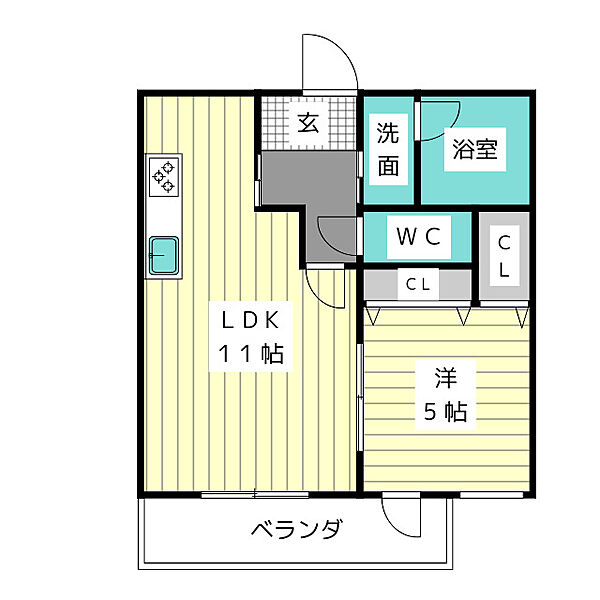 アルカディアX(テン) ｜愛知県名古屋市名東区新宿２丁目(賃貸マンション1LDK・1階・40.50㎡)の写真 その2