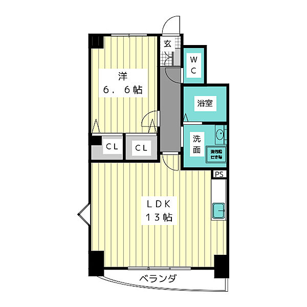 ｌａ　ｃａｍｐａｎｅｌｌａ ｜愛知県名古屋市名東区牧の里１丁目(賃貸マンション1LDK・6階・46.28㎡)の写真 その2