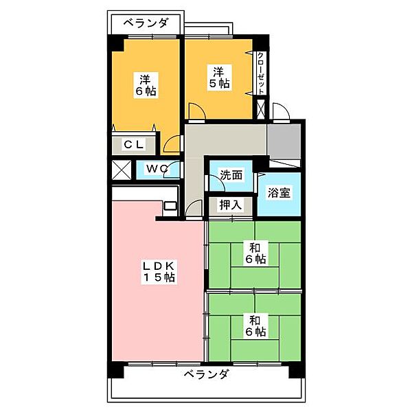 インテリジェント高間台I号館 ｜愛知県名古屋市名東区高間町(賃貸マンション4LDK・3階・86.26㎡)の写真 その2