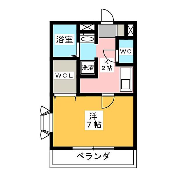 アンプルールリーブルルーアン ｜愛知県名古屋市名東区牧の原１丁目(賃貸アパート1K・1階・26.08㎡)の写真 その2