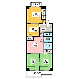 間取図画像 4DK
