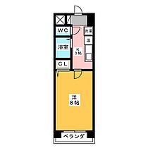 グランメール一社  ｜ 愛知県名古屋市名東区一社２丁目（賃貸マンション1K・1階・23.80㎡） その2