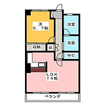 ニッチュウハイツ  ｜ 愛知県名古屋市名東区高社２丁目（賃貸マンション1LDK・4階・51.84㎡） その2