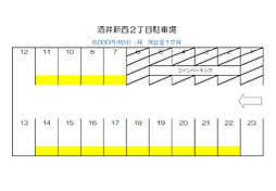 🉐敷金礼金0円！🉐酒井新西2丁目駐車場