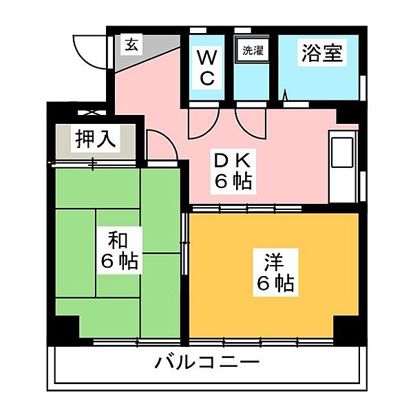 エスポアールトモエ ｜愛知県名古屋市北区大曽根１丁目(賃貸マンション2DK・5階・36.51㎡)の写真 その2