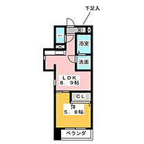 プラージュ大曽根  ｜ 愛知県名古屋市北区平安２丁目（賃貸マンション1LDK・1階・34.36㎡） その2