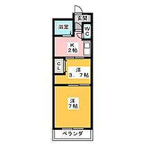 シティサンフラワー  ｜ 愛知県名古屋市北区上飯田南町５丁目（賃貸マンション2K・2階・30.00㎡） その2