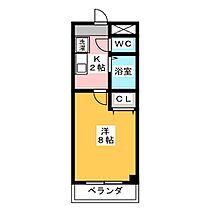 メイリクビル  ｜ 愛知県名古屋市守山区新守山（賃貸マンション1K・4階・23.20㎡） その2