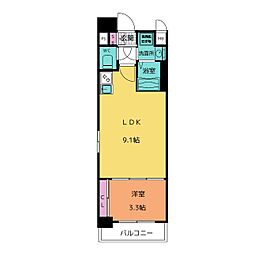 CRESTTAPPOZONE2 1LDKの間取図画像