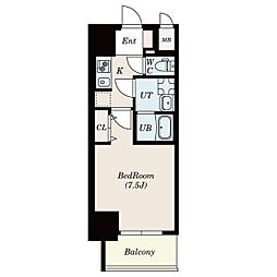 S-RESIDENCE上飯田駅前 1Kの間取図画像