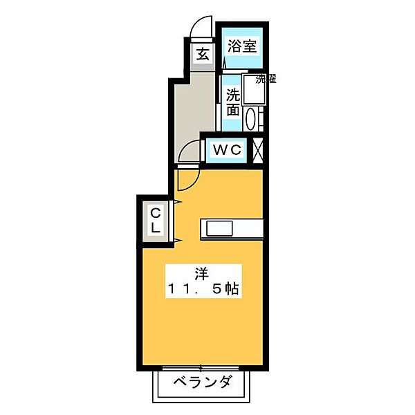 ソレアードＴＭ 101｜愛知県名古屋市西区砂原町(賃貸アパート1R・1階・33.15㎡)の写真 その2