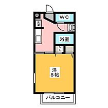 サンブライト城西 105 ｜ 愛知県名古屋市西区城西町（賃貸アパート1K・1階・28.02㎡） その2