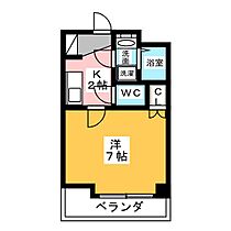 フラットＫ山木 1A ｜ 愛知県名古屋市西区山木２丁目（賃貸マンション1K・1階・24.79㎡） その2