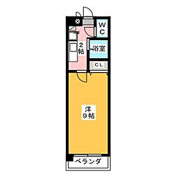 間取図画像 1K