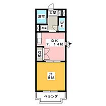 マンション蔵 3A ｜ 愛知県清須市西枇杷島町旭３丁目（賃貸マンション1DK・3階・35.00㎡） その2