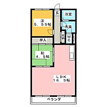 愛知県名古屋市西区赤城町（賃貸マンション2LDK・4階・59.04㎡） その2