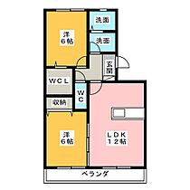 アブニール  ｜ 愛知県名古屋市西区大野木５丁目（賃貸アパート2LDK・3階・56.27㎡） その2