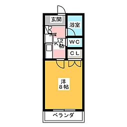 間取図画像 1K