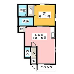 🉐敷金礼金0円！🉐アンプルール　リーブル　ＴｈｒｅｅＲｉｎｇｓＦ...