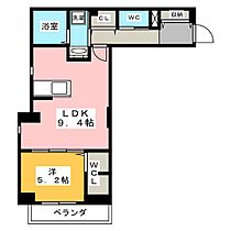 ラシーネ自由ヶ丘  ｜ 愛知県名古屋市千種区自由ケ丘２丁目（賃貸アパート1LDK・3階・45.38㎡） その2