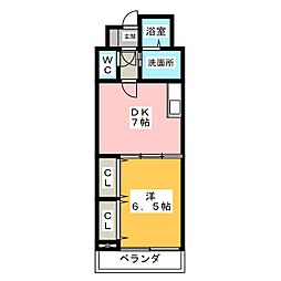 間取図画像 1DK