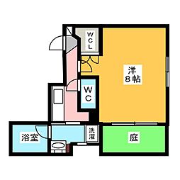 ベルビレッジ覚王山 1Kの間取図画像