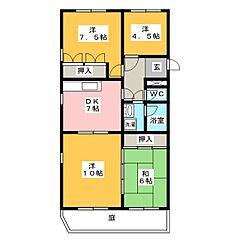 物件の間取り