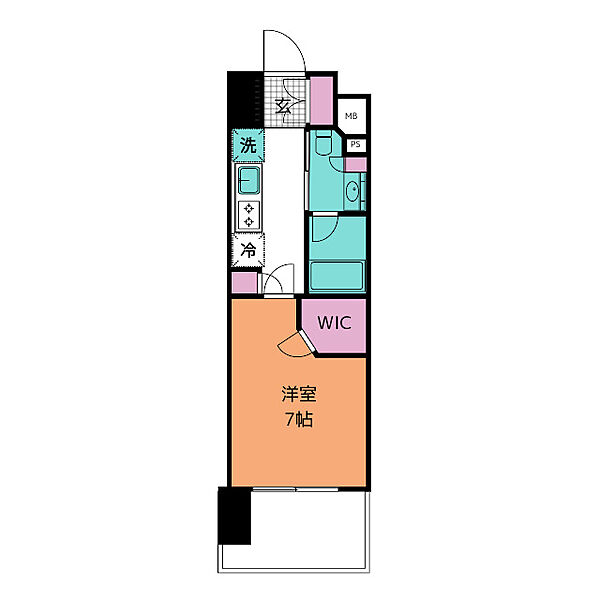 ザ・パークハビオ新栄 1203｜愛知県名古屋市中区新栄１丁目(賃貸マンション1K・12階・26.17㎡)の写真 その2