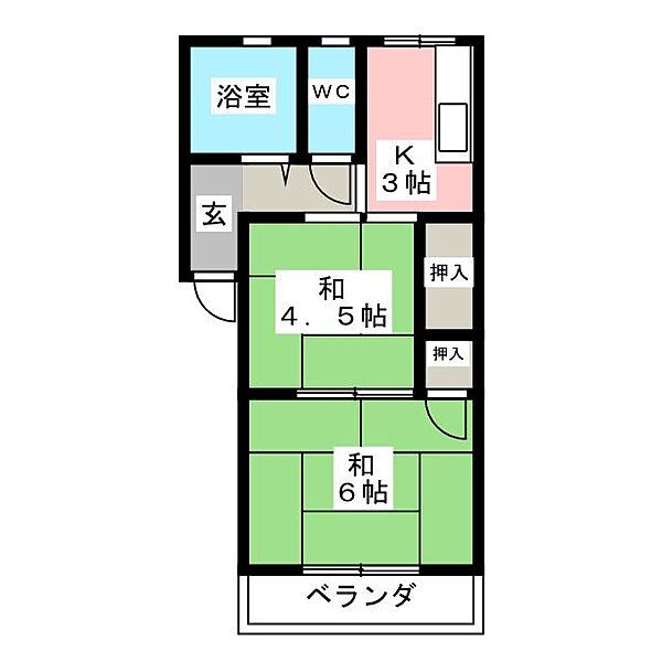 谷口ビル ｜愛知県名古屋市東区古出来１丁目(賃貸マンション2K・1階・34.02㎡)の写真 その2