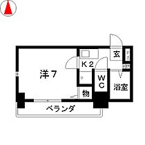 びい1千種  ｜ 愛知県名古屋市千種区今池１丁目（賃貸マンション1K・5階・20.40㎡） その2