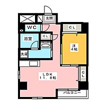 レジデンシア栄南  ｜ 愛知県名古屋市中区栄５丁目（賃貸マンション1LDK・7階・41.17㎡） その2