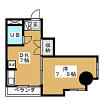 キャッスル北沢  ｜ 愛知県名古屋市千種区内山３丁目（賃貸マンション1DK・5階・28.05㎡） その2