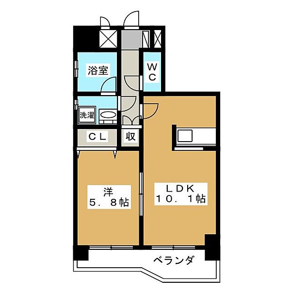 アマービレ中島 ｜愛知県名古屋市中村区中島町４丁目(賃貸マンション1LDK・4階・41.01㎡)の写真 その2