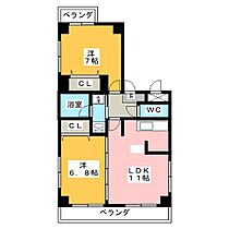 ルミエール大正  ｜ 愛知県名古屋市中村区大正町３丁目（賃貸マンション2LDK・4階・54.01㎡） その2