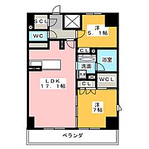 パークアクシス名駅南グランデ  ｜ 愛知県名古屋市中村区名駅南４丁目（賃貸マンション2LDK・11階・69.00㎡） その2