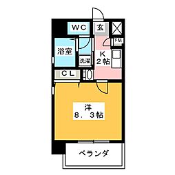 間取図画像 1K