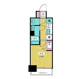 名古屋市中村区亀島2丁目マンション 1Kの間取図画像