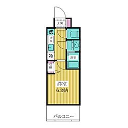 名古屋市中村区亀島2丁目マンション 1Kの間取図画像