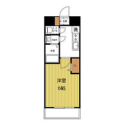 プレサンス太閤通駅前デュプル 1Kの間取図画像