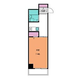 ジョイフル名古屋駅前 1Kの間取図画像