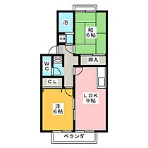 メゾンアムール  ｜ 愛知県名古屋市中川区前田西町３丁目（賃貸アパート2LDK・2階・51.05㎡） その2