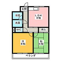 ファミールかの里  ｜ 愛知県名古屋市中川区かの里１丁目（賃貸マンション2LDK・2階・52.00㎡） その2