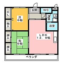 エスパシオ  ｜ 愛知県名古屋市中川区伏屋２丁目（賃貸マンション2LDK・3階・60.18㎡） その2