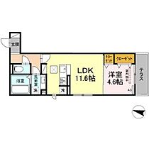 リマーニ八田 103 ｜ 愛知県名古屋市中川区柳森町816（賃貸アパート1LDK・1階・42.01㎡） その2