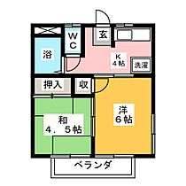 ルミエール　Ｂ棟  ｜ 愛知県名古屋市中川区戸田４丁目（賃貸アパート2K・2階・31.44㎡） その2