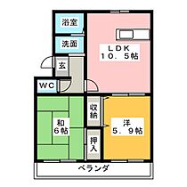 ラポール  ｜ 愛知県名古屋市中川区春田４丁目（賃貸マンション2LDK・3階・50.87㎡） その2