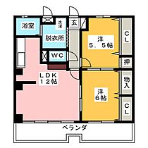 ルーチェ  ｜ 愛知県名古屋市中川区長須賀３丁目（賃貸マンション2LDK・2階・57.27㎡） その2