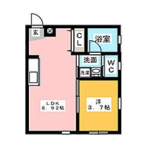 ピアチェーレ八田  ｜ 愛知県名古屋市中川区八田町（賃貸マンション1LDK・3階・34.10㎡） その2