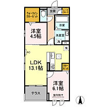 Deux Etoile Nine 103 ｜ 愛知県名古屋市中川区供米田２丁目206（賃貸アパート2LDK・1階・57.81㎡） その2